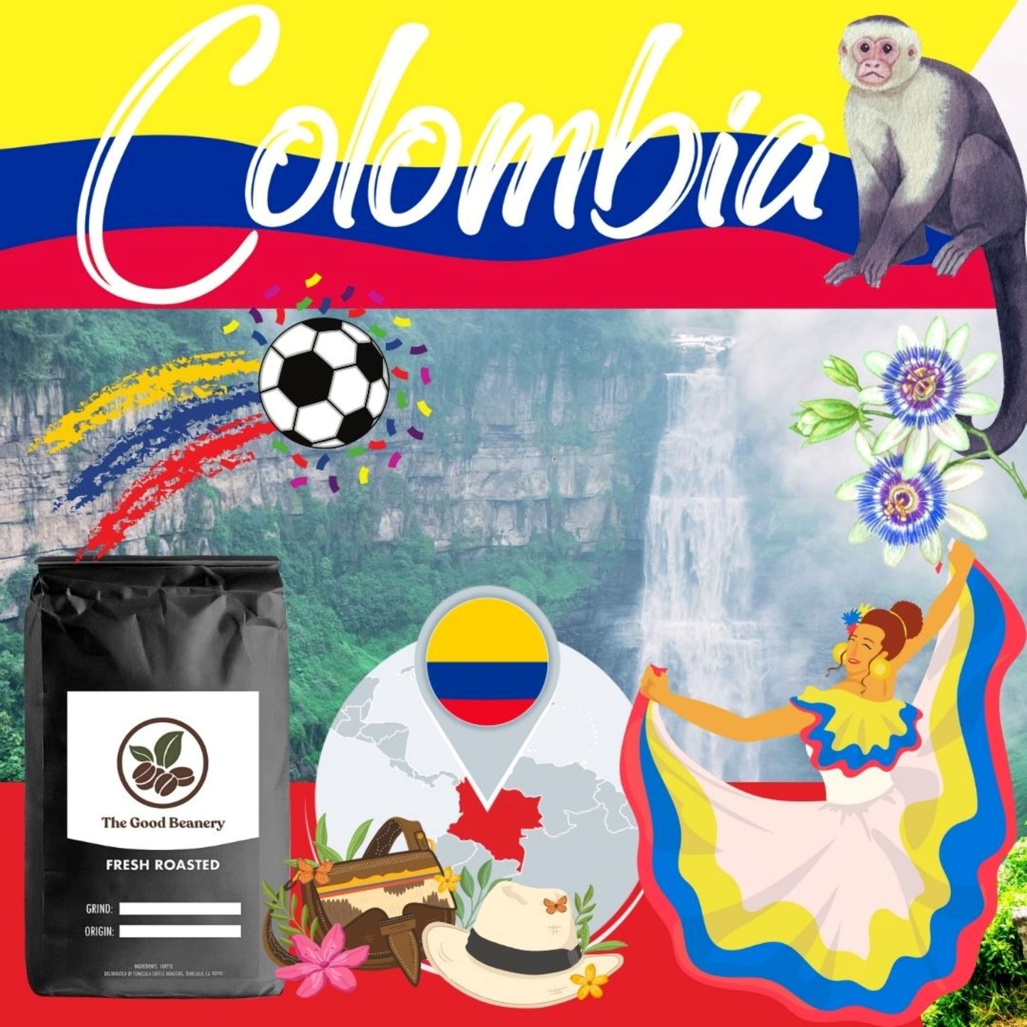 Coffee of the Month is Featuring Colombia!